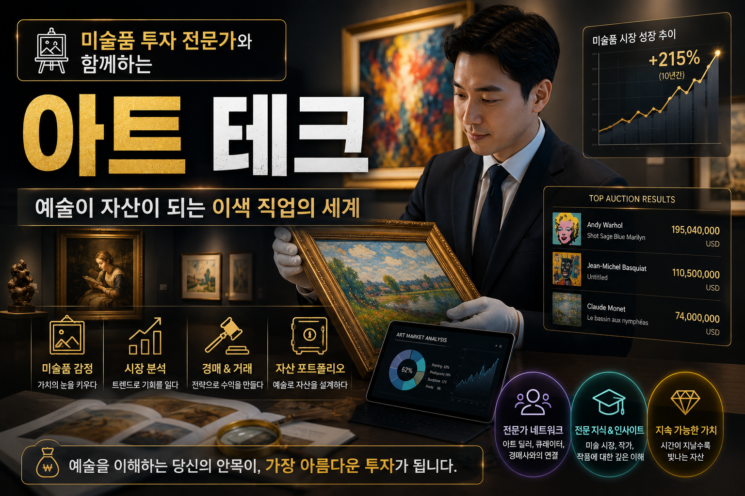 미술품 투자 전문가와 함께하는 아트 테크: 예술이 자산이 되는 이색 직업의 세계