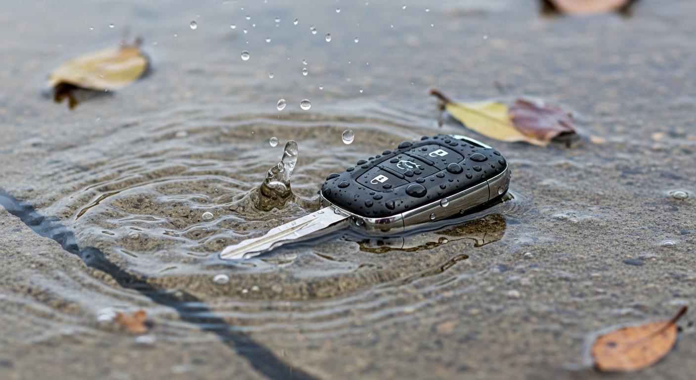 자동차 스마트키 물에 빠졌을때