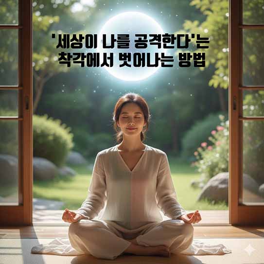 '세상이 나를 공격한다'는 착각에서 벗어나는 방법(피해의식 정화)