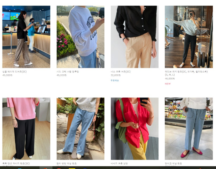 모델핏으로 옷의 느낌이 더 생생한 리틀블랙