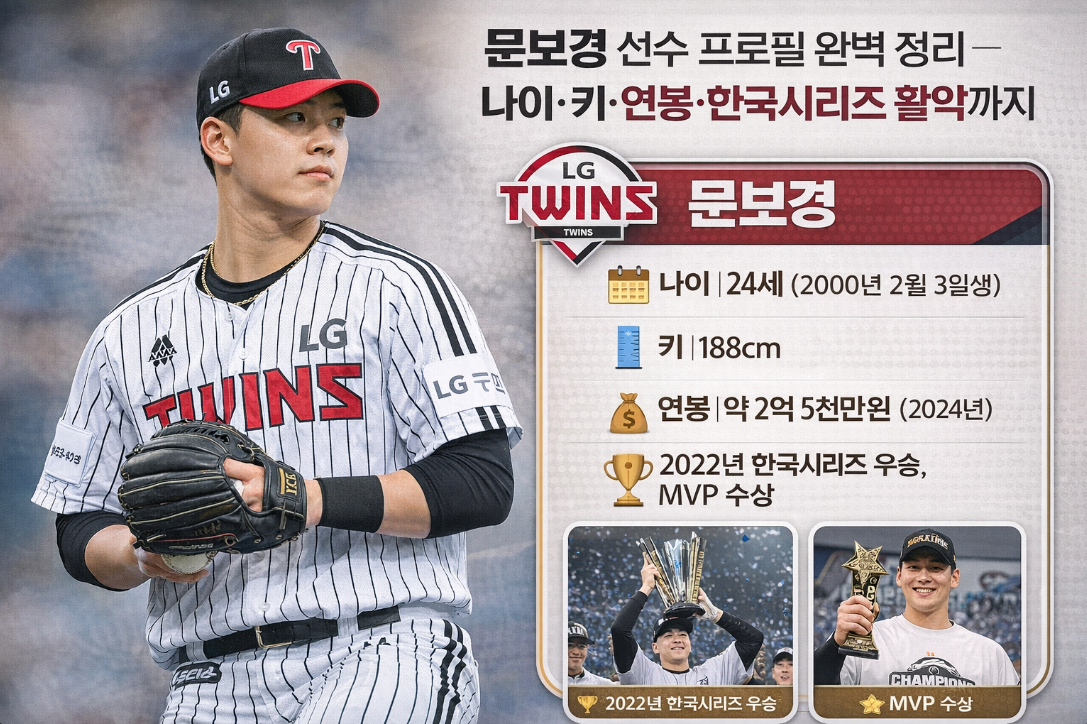 문보물 문보경 야구선수 프로필&middot;나이&middot;키&middot;연봉 3분 완벽 정리