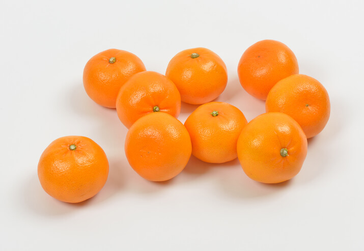 여러개의 주황빛의 천혜향