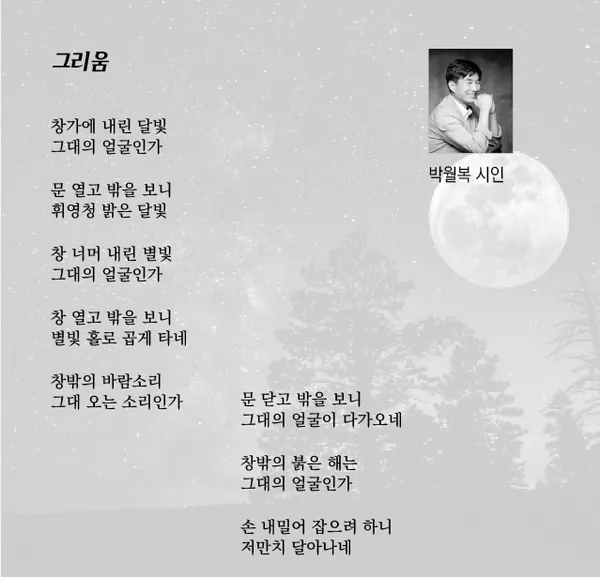 그리움 관련 시 모음 100선_9
