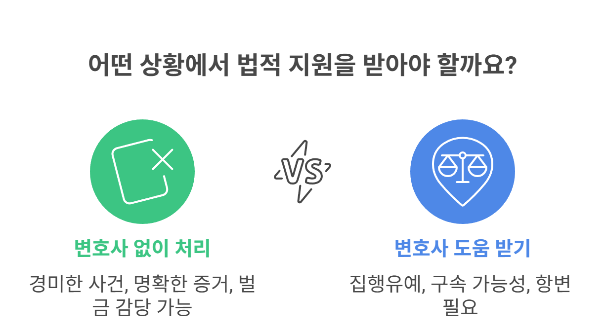 변호사 없이도 대응 가능한가요? 조언 정리