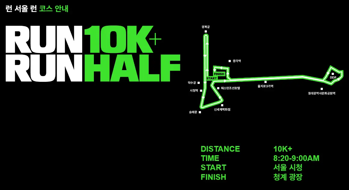 RUN-SEOUL-RUN-2025-10km코스