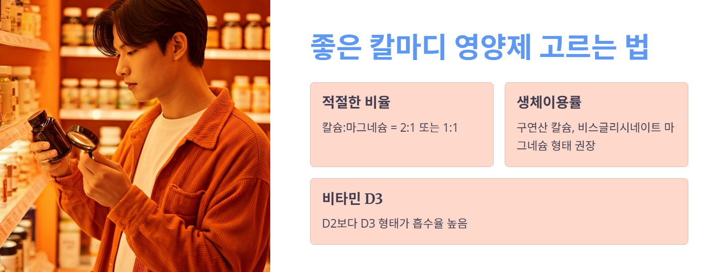 칼마디 영양제 고르는 법