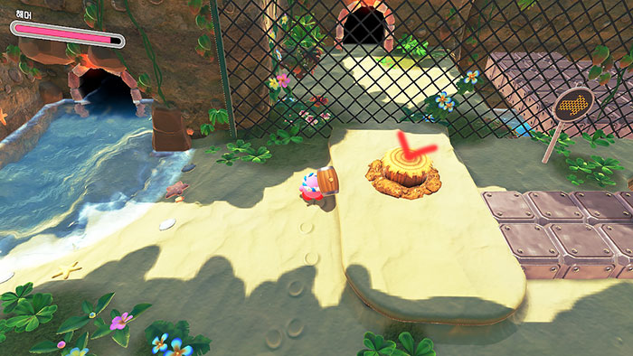 별의 커비 디스커버리 널찍널찍비치 공략