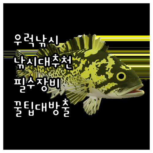 우럭 낚시 장비 가이드: 최적의 낚시