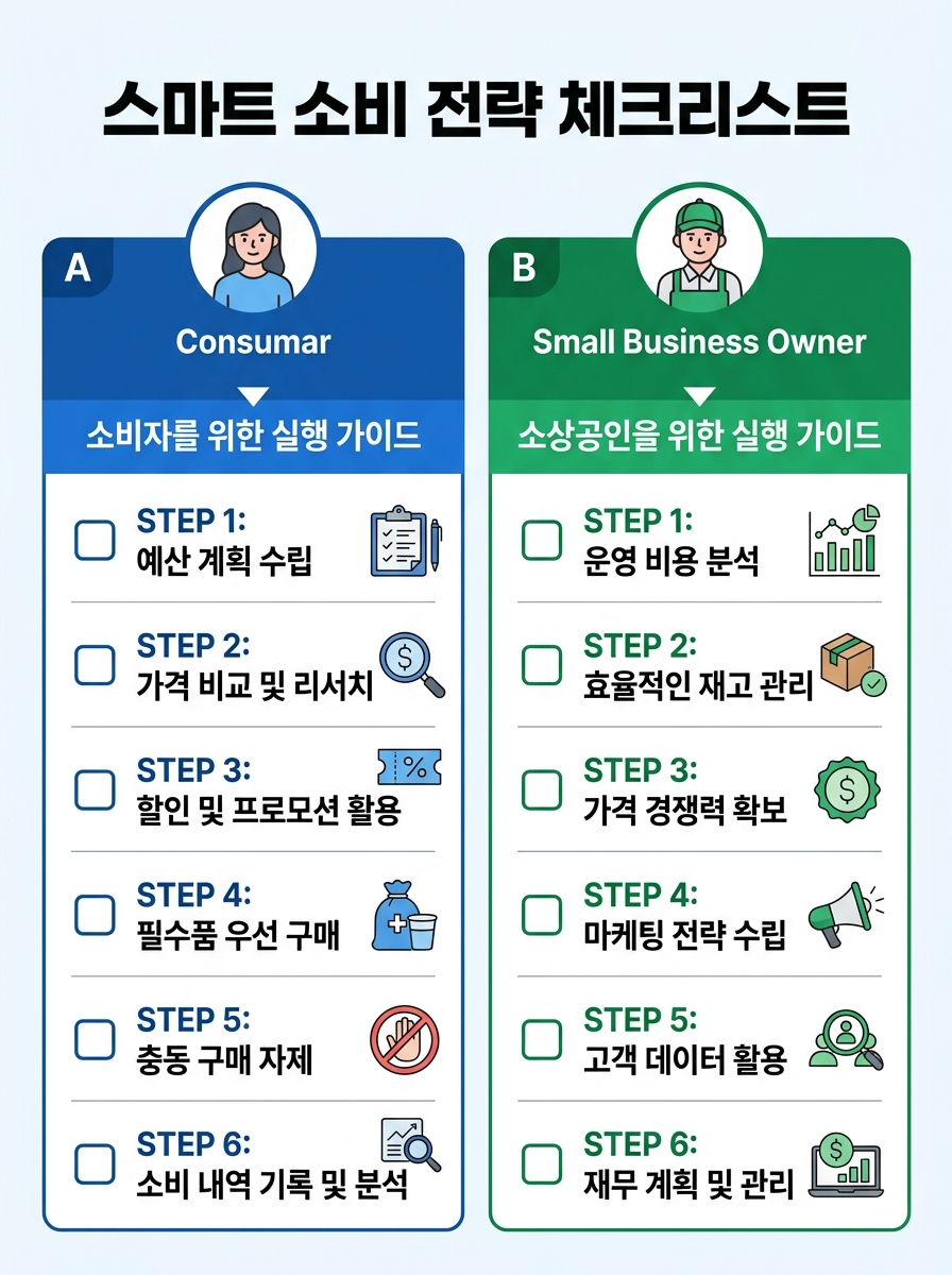 스마트 소비 전략 요약 체크리스트