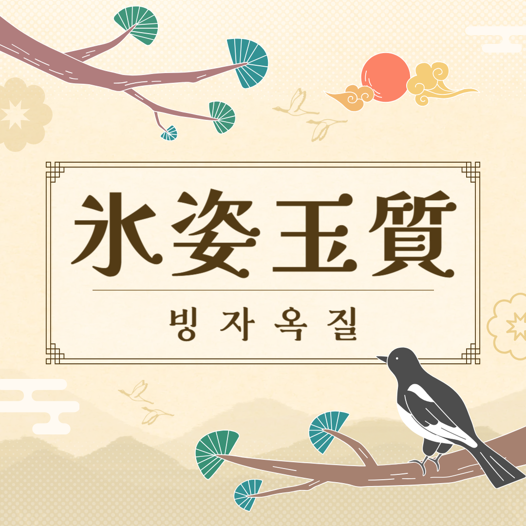 빙자옥질(氷姿玉質) 뜻, 유래, 예문, 반대말, 유의어