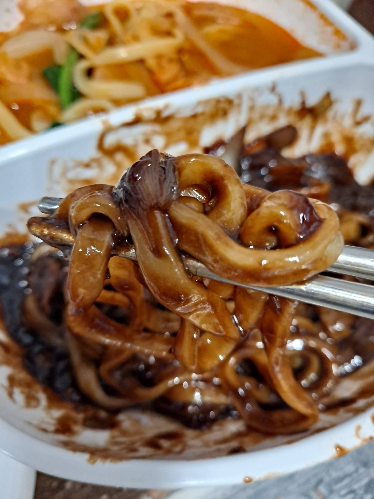 리153 유니짜장 면발