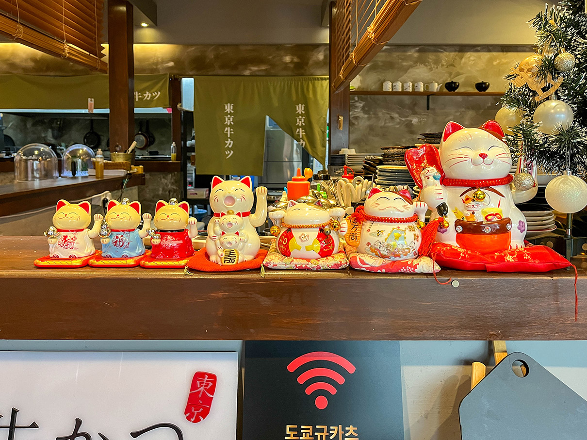 양산 물금 도큐규카츠 내부