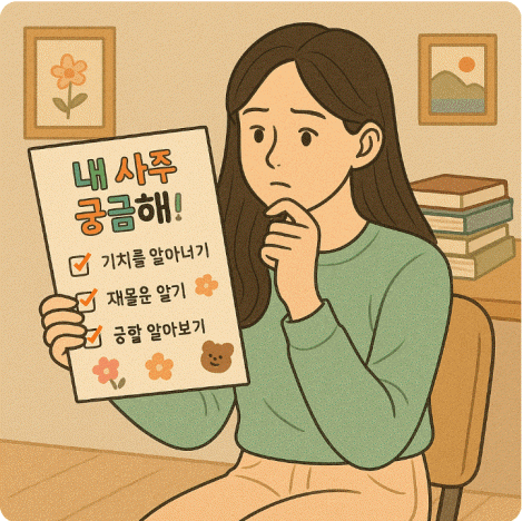 사주풀이 직업운 재물운 연애운 궁합1