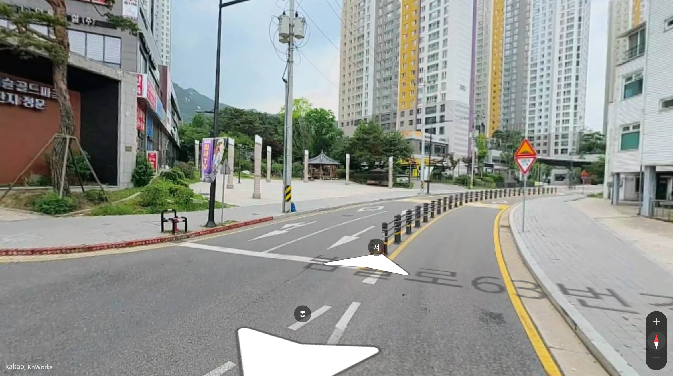 의정부롯데캐슬골드파크1단지 거리뷰 측면