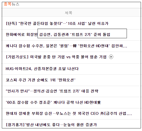 한화오션
