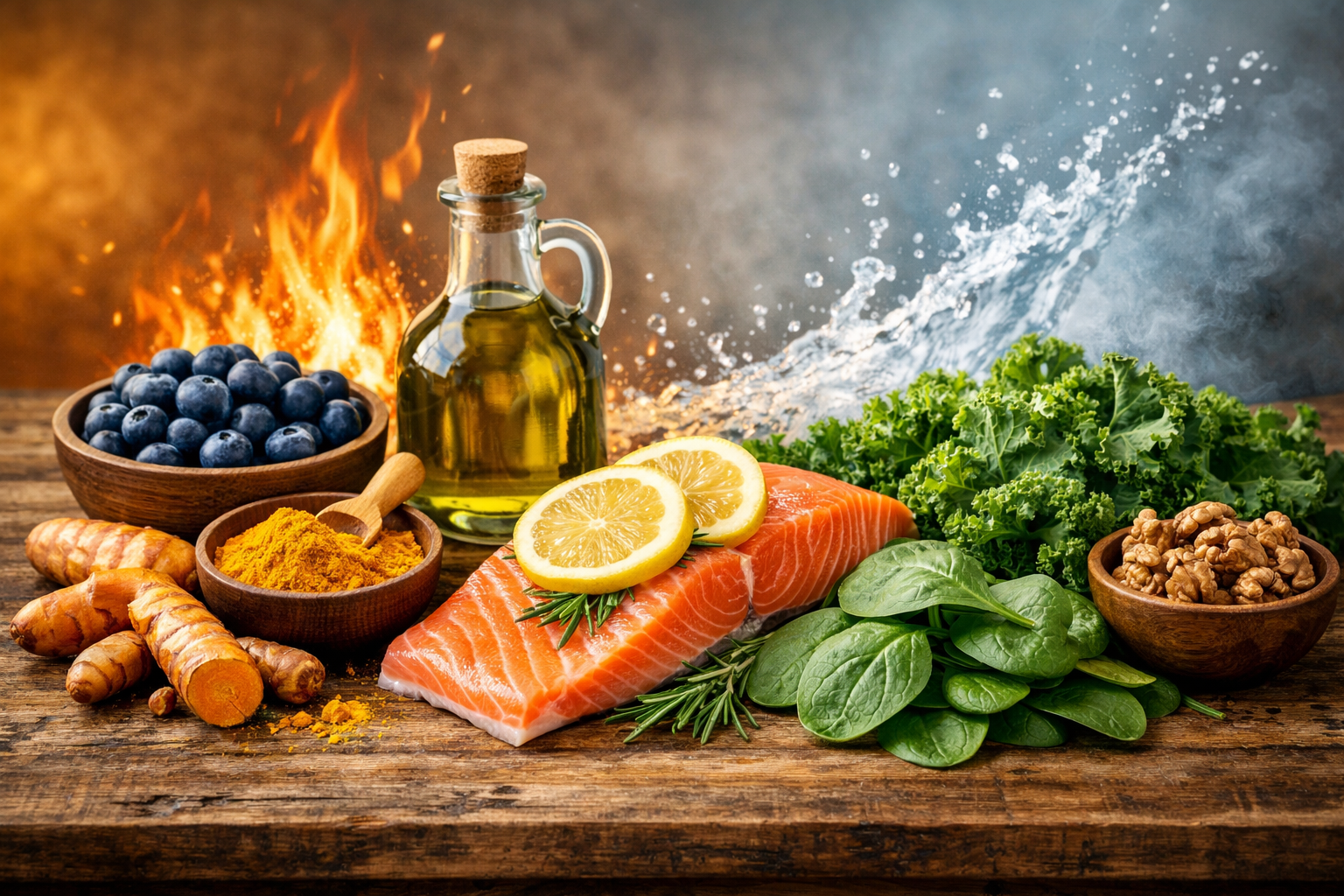 만성 염증의 생리학적 메커니즘과 항염증 식단