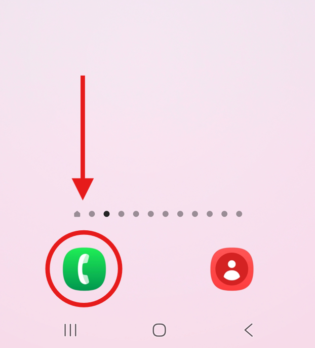 방법 1. 전화 앱 실행하기