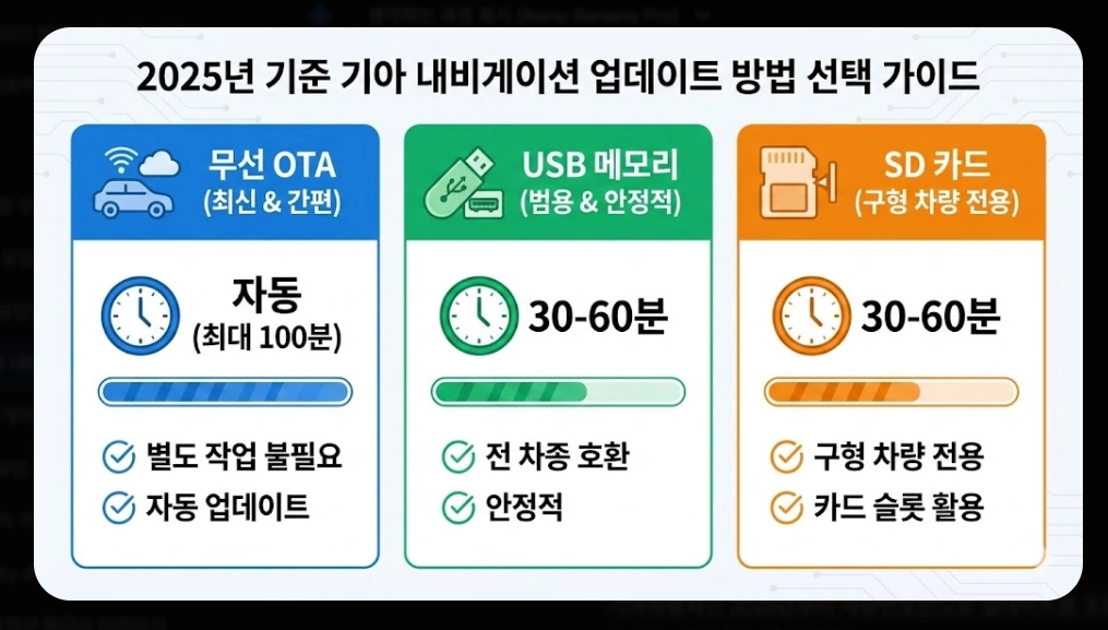 기아내비게이션 업데이트 방법