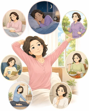 중년수면 생활 루틴 점검 장면11