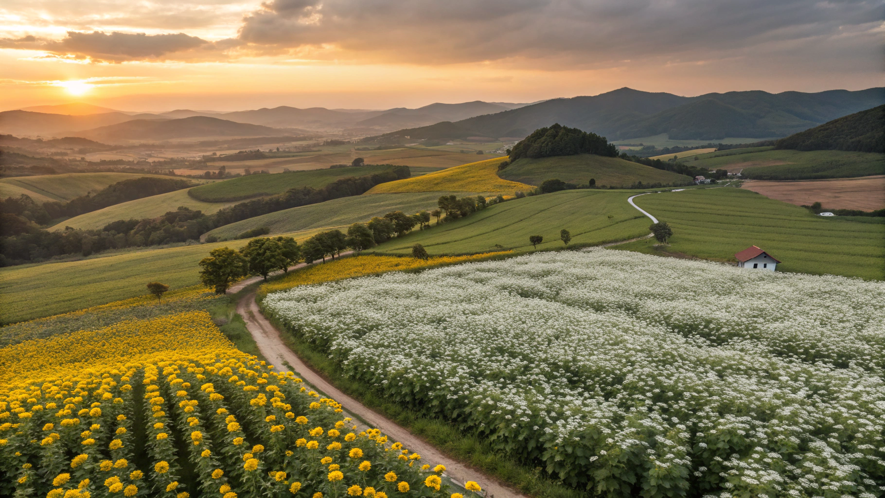 고창 해바라기 농원을 표현하는 이미지