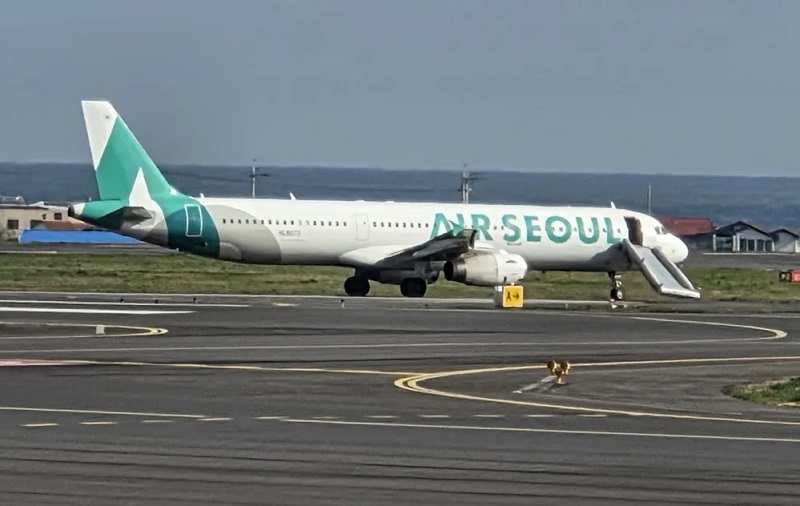 제주공항 에어서울 사고 개요- 비상구 개방