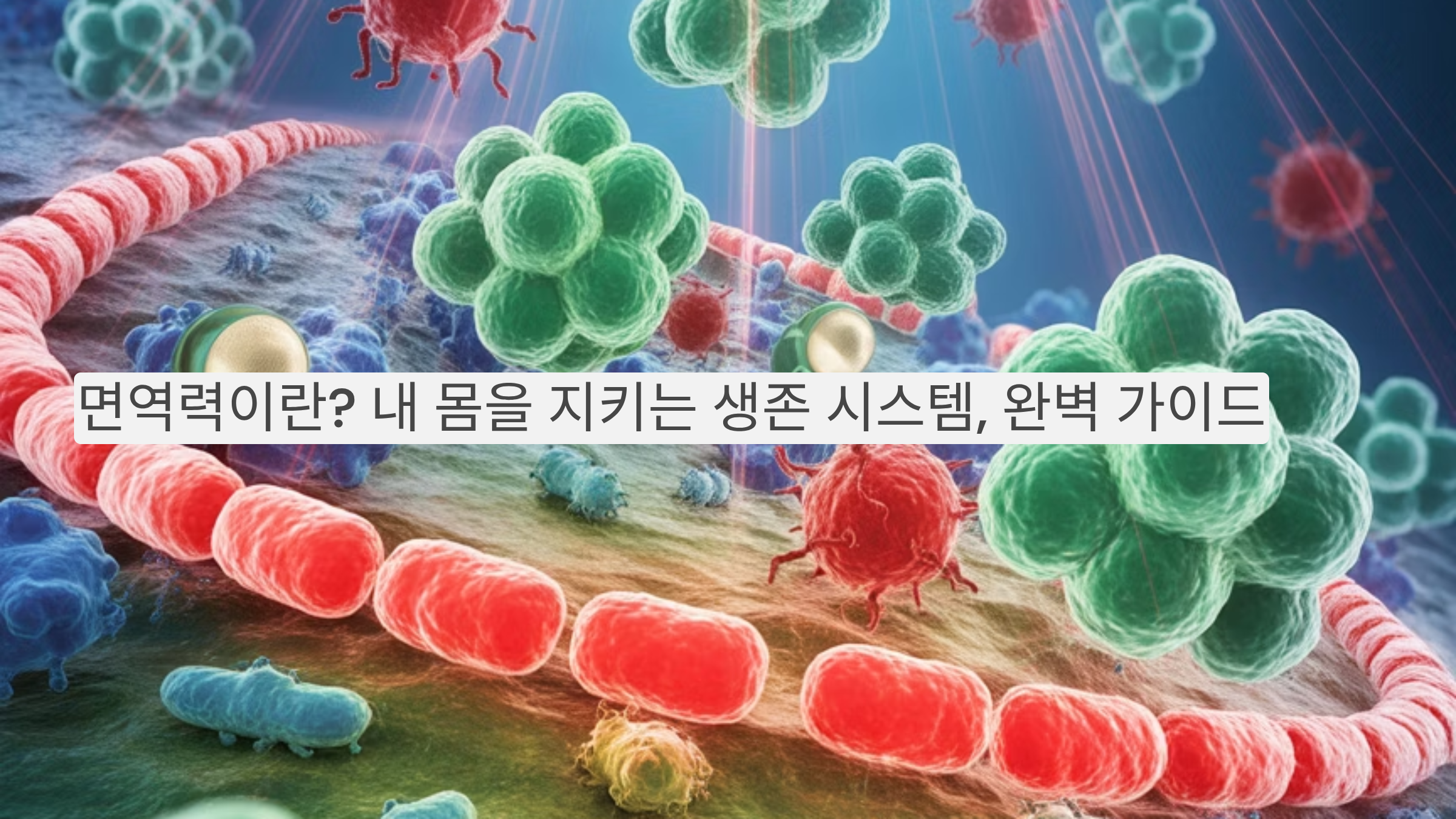 면역력이란? 내 몸을 지키는 생존 시스템