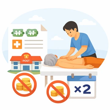 우체국 실비보험 도수치료 보장 범위와 실제 비용 기준 설명2