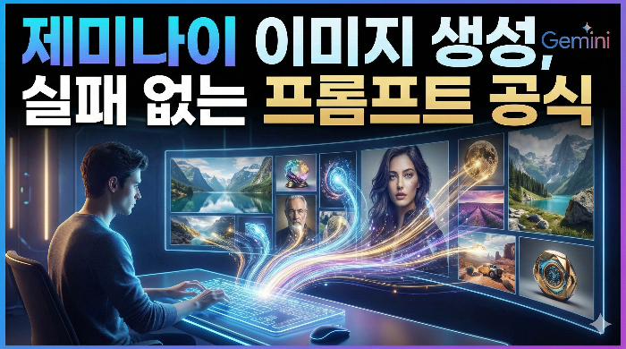 제미나이를 활용한 AI 이미지 생성 프롬프트 공식