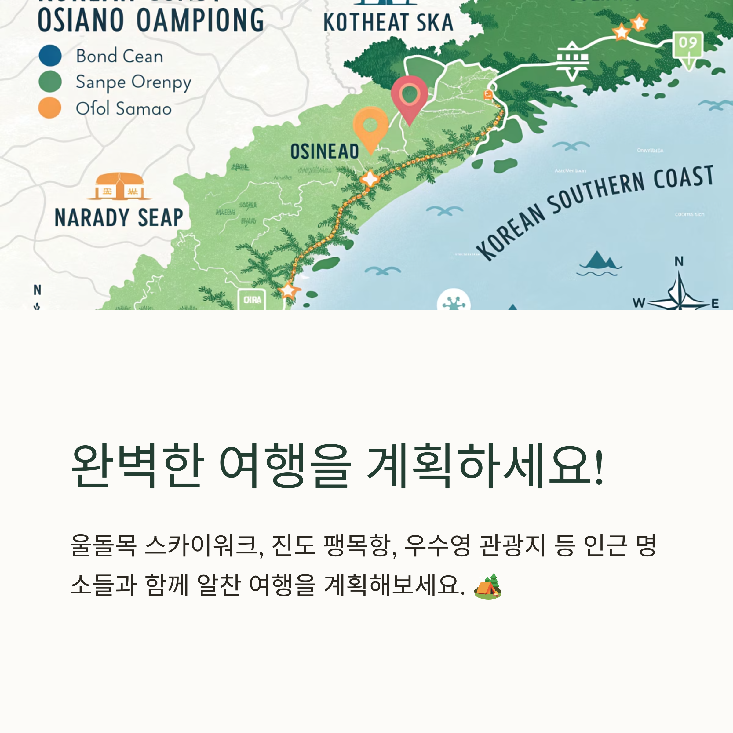완벽한 여행을 계획하세요!