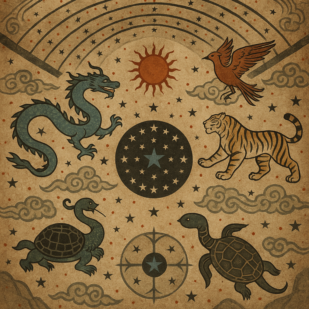 고구려의 천문 인식 별자리 관련 이미지