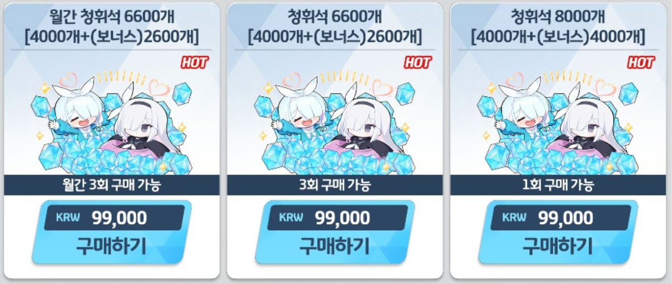 초회 패키지도 가성비가 좋다 한번에 얻으려는 분들에게