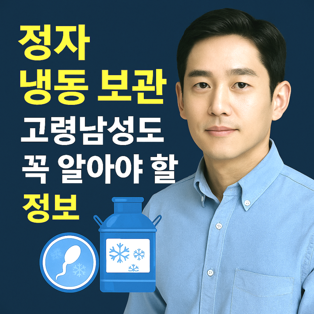 정자 냉동 보관, 고령남성도 꼭 알아야 할 정보 이미지