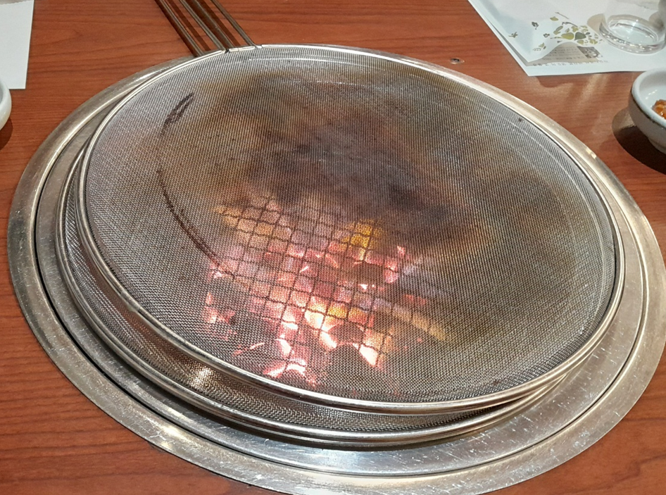 고기 불판 사진
