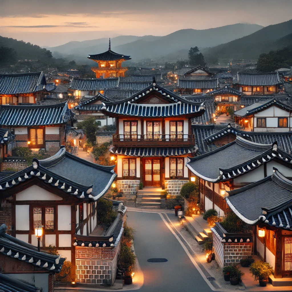 전주-한옥마을-전통-야경