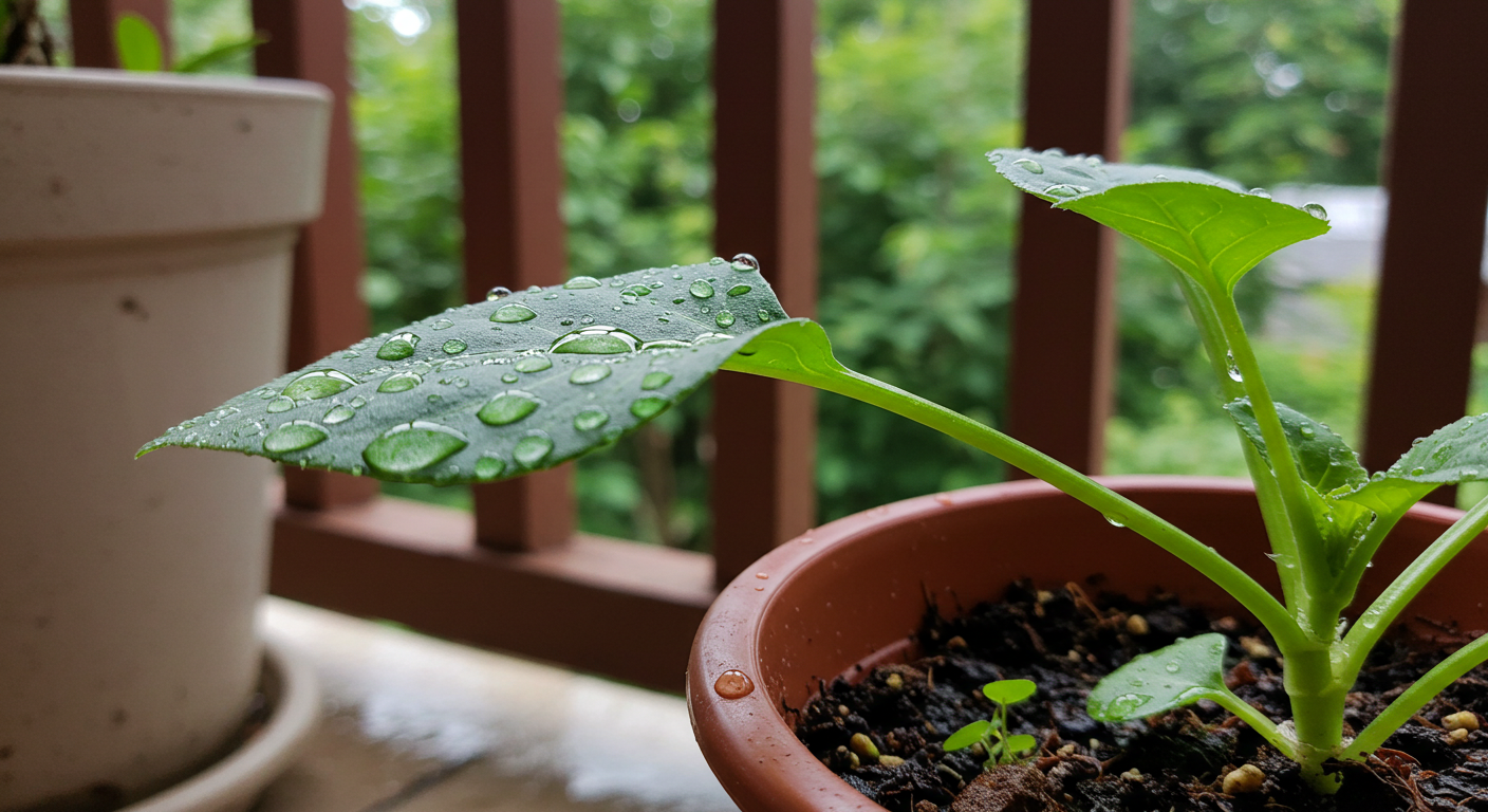 베란다 화분 하나에서 시작된 초록 위로 이야기