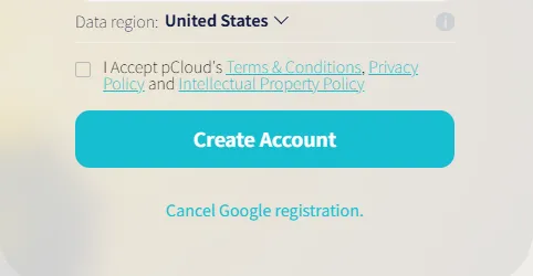무료 20GB 클라우드 pCloud 가입