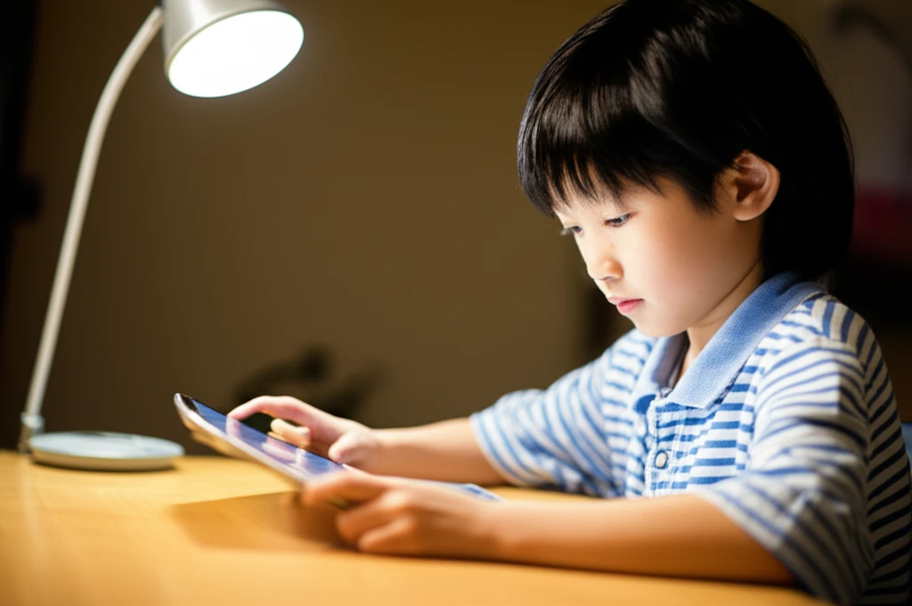 아이 시력 지키는 눈부심 방지 스탠드..