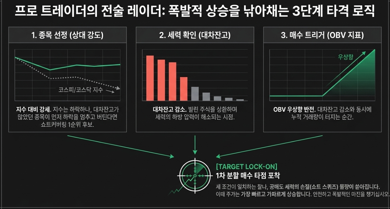 외국인 기관 순매수 급증 구간 및 OBV 지표 우상향 전환점 분할 매수 전략
