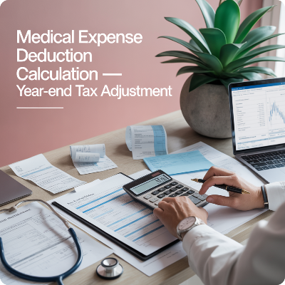연말정산 의료비공제 계산법 이미지