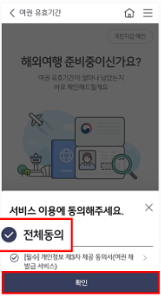 온라인 여권 재발급 신청