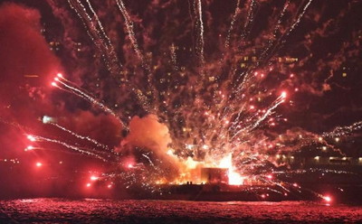 2025 요코하마 불꽃놀이 화재 현장