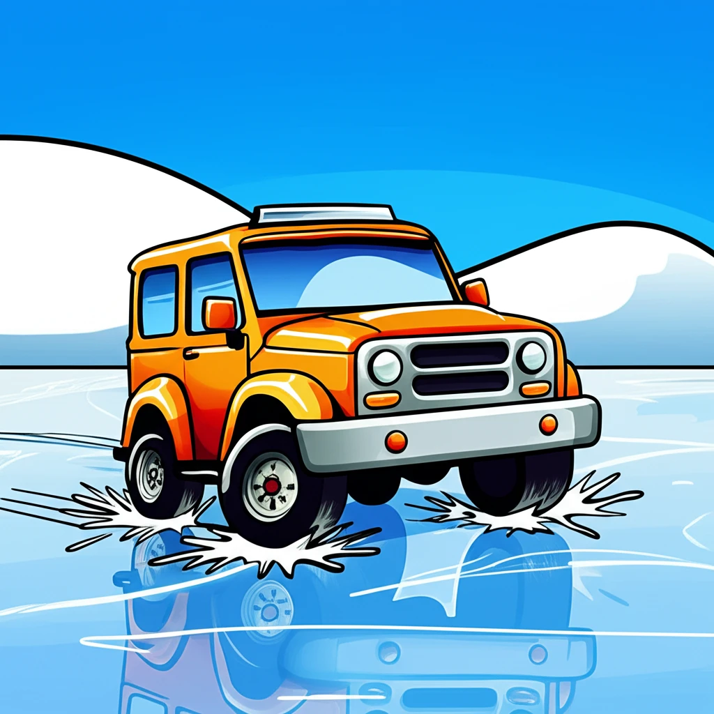 4WD 빙판길 미끄러짐 원인 구동력과..