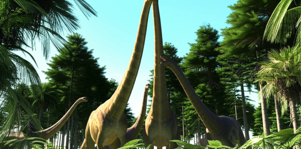 공룡시대 대표 초식 공룡 브라키오사우