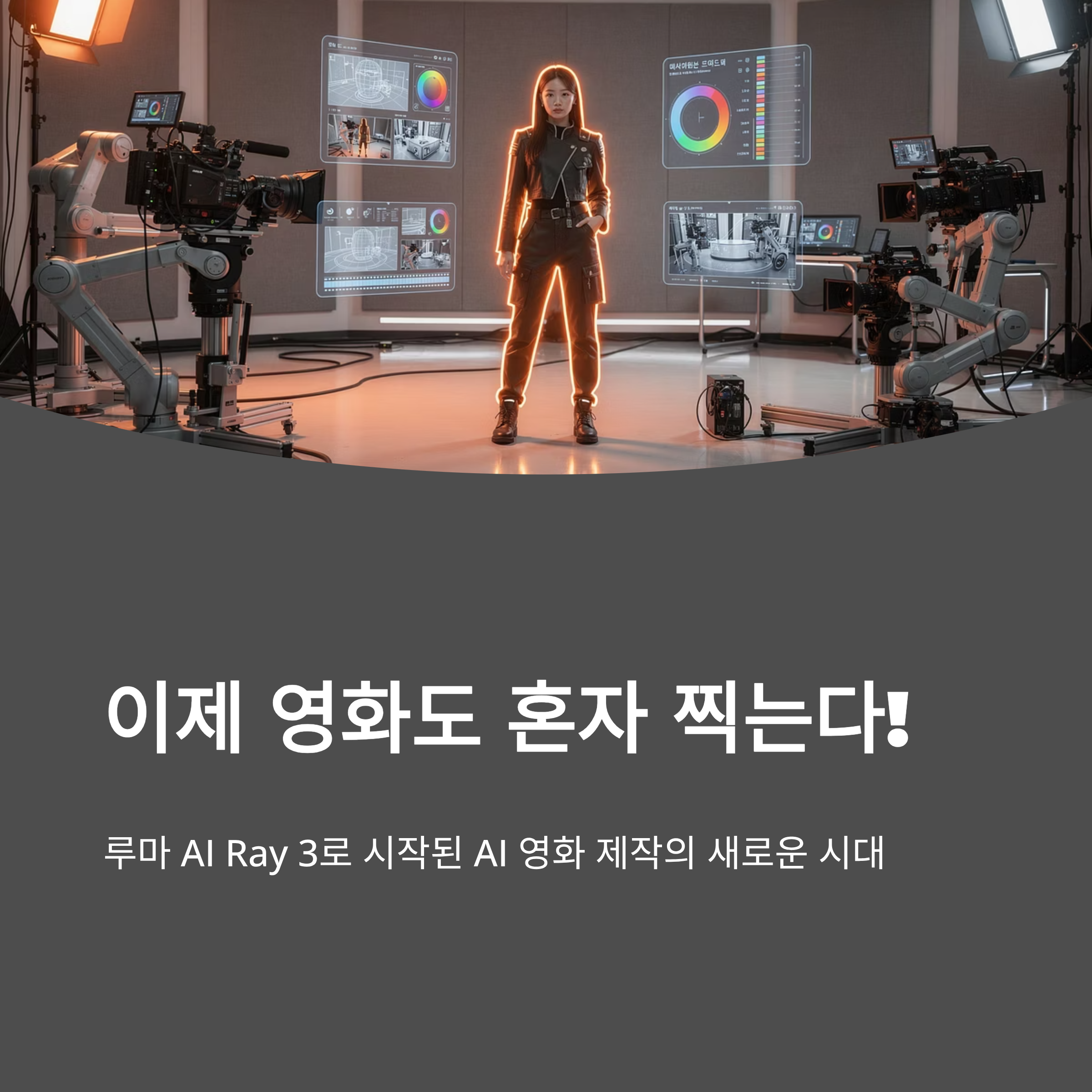 AI로 영화 제작이 가능해졌습니다! 루마 AI Ray 3의 캐릭터 일관성과 물리 엔진 기술로 혼자서도 고퀄리티 영상이 완성되는 시대를 확인하세요.