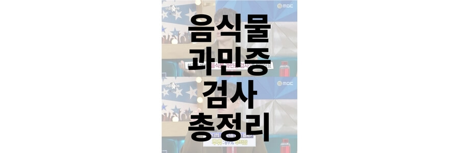 음식물-과민증-검사-가격-비용-지연성-알레르기-lgG-검사-쌈디-사이먼디-라스-라디오스타