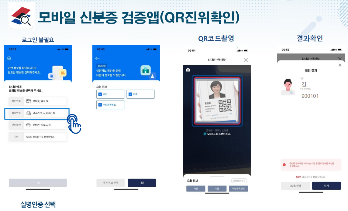 모바일 주민등록증 발급 방법 3