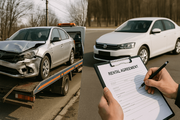 사고로 렌트카 보험대차이용
