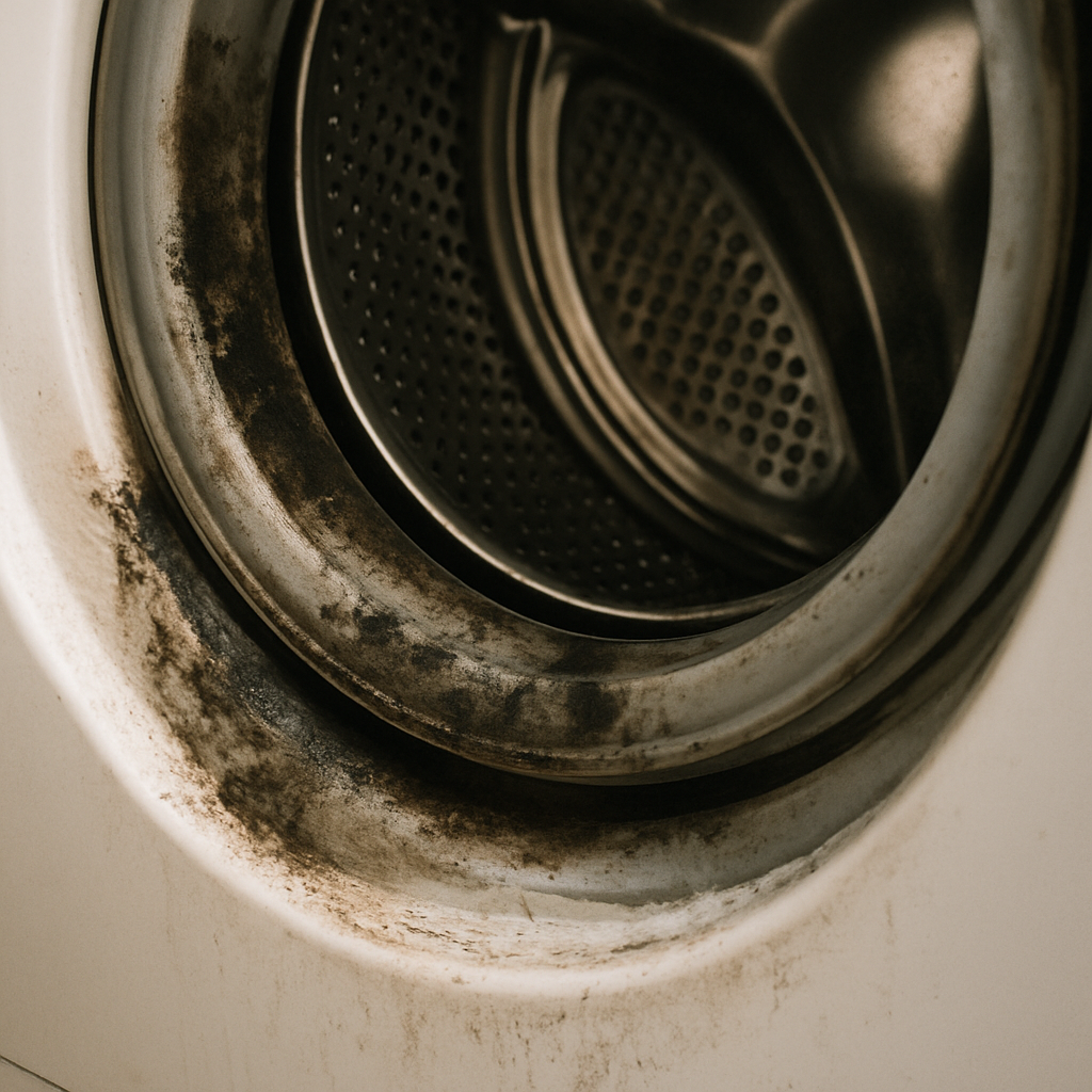 세탁기 안 곰팡이 및 이물질
