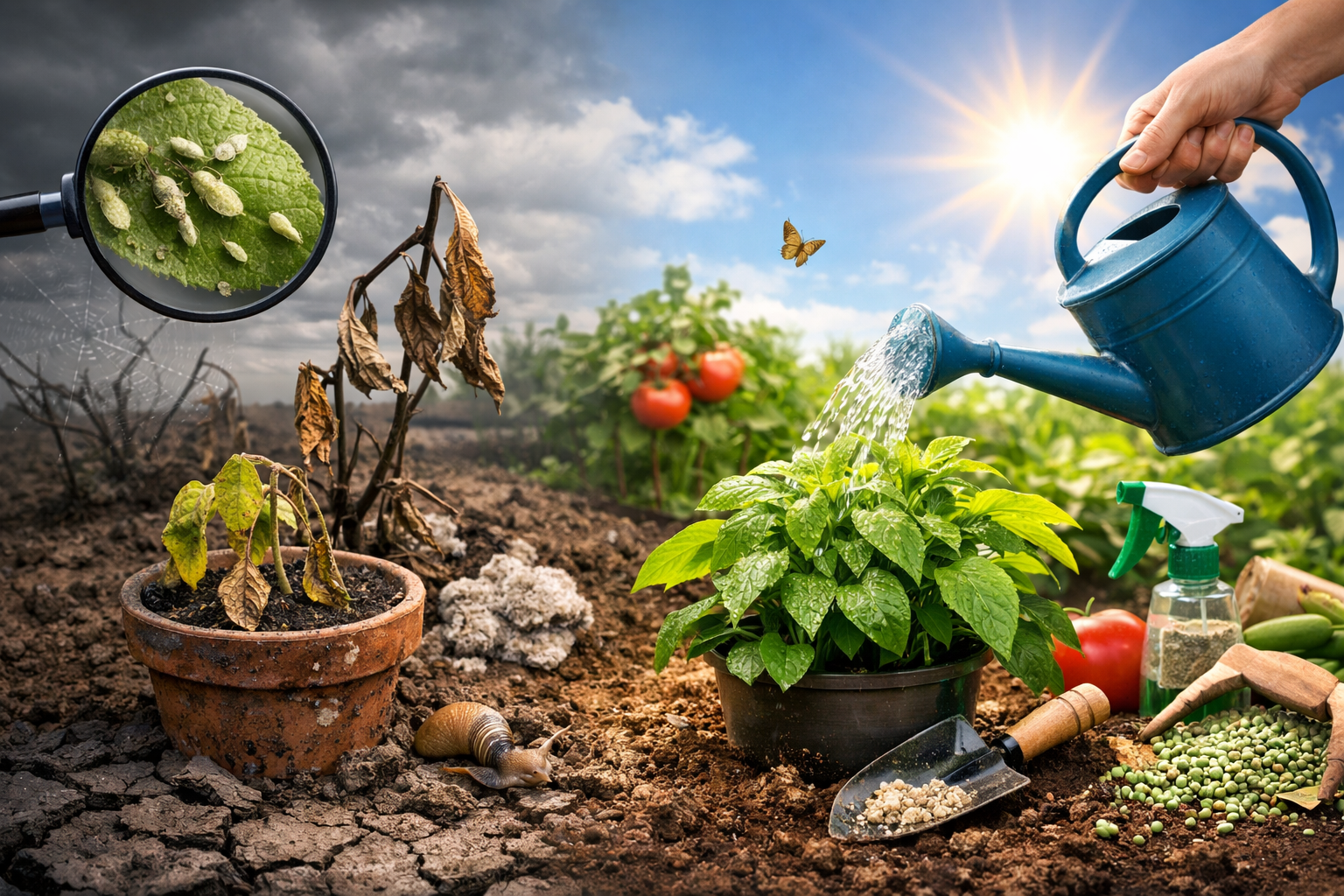 식물 성장이 멈추는 이유와 해결법