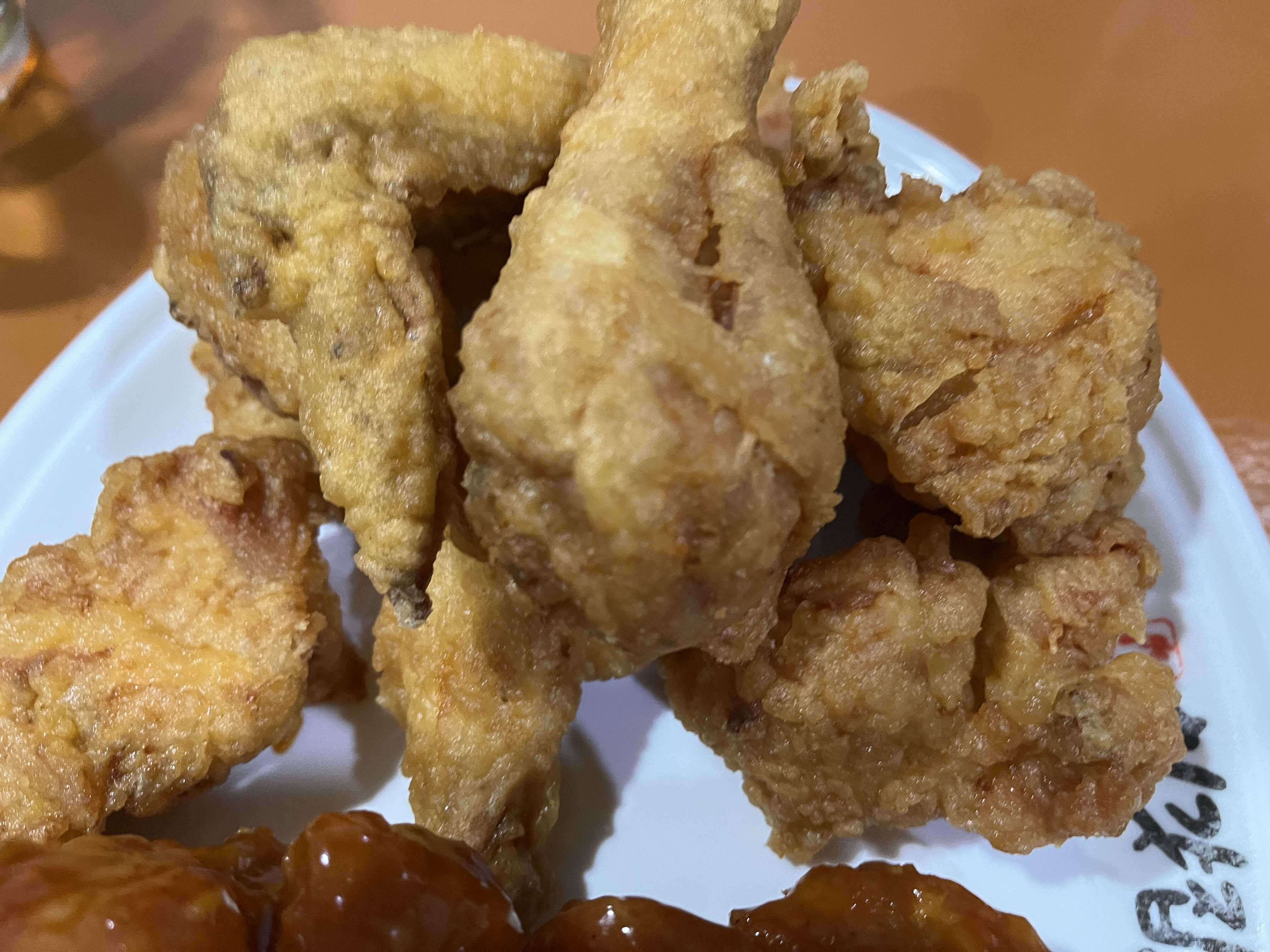 처갓집 양념 통닭 양념통과 후라이드 치킨